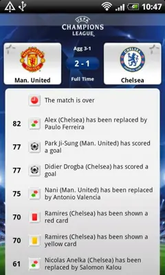 UEFA Champions League android App screenshot 1